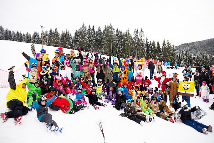 Víkendový kurz lyžování a snowboardingu